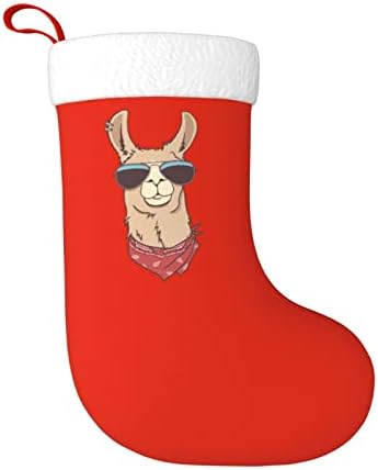 Yoigng Сладък Коледен Отглеждане на Лами, Коледни Чорапи, Класически Празнична Украса, Окачен Чорап За Камина