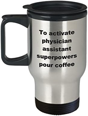 Чаша За Пътуване Асистент лекар - Забавно Саркастическая Термоизолированная Кафеена Чаша Superpower От Неръждаема Стомана В Подарък