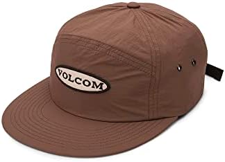 Дамски бейзболна шапка на Volcom Earth Tripper от Найлон 5 Panal, Тъмна Глина, Един размер