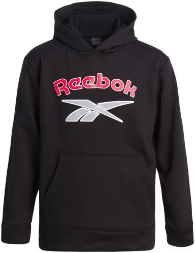 Hoody за момчета Reebok - Модерен Дизайн и лога Флисовых Пуловеров с качулка