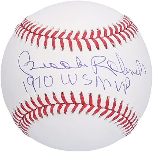 Играта на топка с автограф Брукс Робинсън Балтимор Ориолз с надпис 1970 WS MVP - Бейзболни топки с автографи
