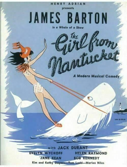 510915 Бродвейское шоу Момичето от Нантакета (1945) Декор на Стената 16x12 Печат на плакат
