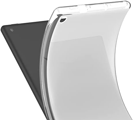 Калъф за 8-инчов таблет Kindle Fire HD 8 8-ви /7-ти/6-ти/5-то поколение (по-стар модел 2018/2017//2015 издаване), гъвкав матиран защитен калъф от TPU Puxicu Slim Design, прозрачен
