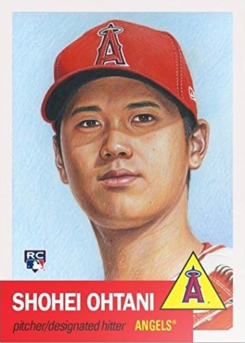 2018 Topps Living Set 7 Бейзболна картичка начинаещ Shohei Ohtani Los Angeles Angels - Направено е само на 20 966 броя!
