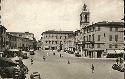 Пиаца Джулио Чезаре Римини, Италия Оригиналната антични картичка 1947 г.