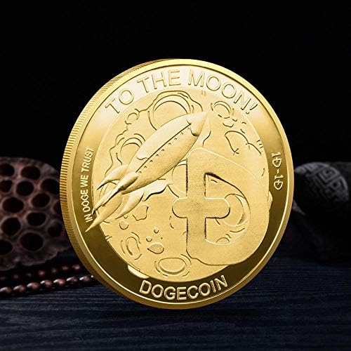 Възпоменателна Монета Dogecoin с тегло 2 грама, Позлатен Криптовалюта Dogecoin 2021, Лимитирана Серия Сбирка от Монети, Виртуална Монета от Животински Произход с Защитен Калъф