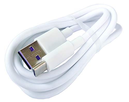 Висококачествен кабел за зареждане от USB A до USB-C USB Type C-кабел за зарядно устройство 5 В, Съвместим с преносими шейным вентилатор SULIFE, литиево-йонна вентилатор с капацитет 4000 mah, Носимым персонален вентилатор