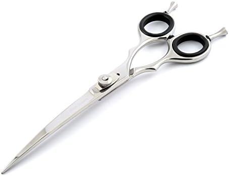 Ultra Shears 7 Извити Професионални Ножици За Грижа За домашни любимци, Две Подложки за пръсти