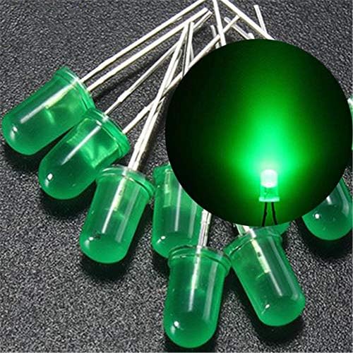 Eagles LED Светоизлучающий диод Led Лампа за Електронни компоненти Светлина през Цялата със зелен цвят, 100 бр. за DIY проекти Led
