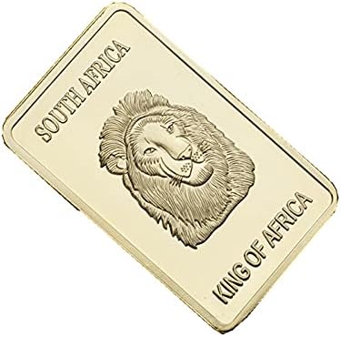 Adacryptocoincryptocurrency Любима Монета На Южна Африка Животното Лъв Възпоменателна Монета Квадратен Незабравим Блок Позлатен Са Подбрани Монета
