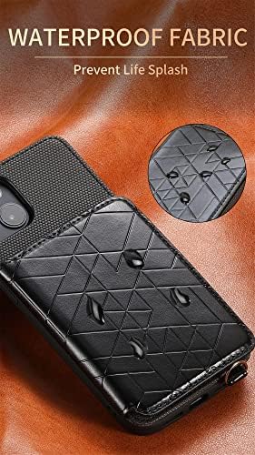 Калъфи за телефони XueXiang, сгъваеми калъфи за мобилни телефони Samsung Galaxy S23 Ultra, с портфейла си, държач за карти, от изкуствена кожа, 2 слота за карти, противоударная флип-надолу капачката, за жени /мъже,