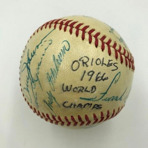 Прекрасен екип Балтимор Ориолз 1967 година Подписа договор с JSA COA Американската лига бейзбол - Бейзболни топки с Автографи
