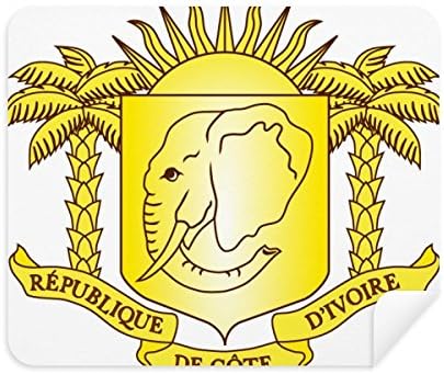 Кърпа за почистване на Националната Емблема на Кот д ' Ивоар, Препарат За Почистване на Екрана от 2 елемента Замшевой Тъкан