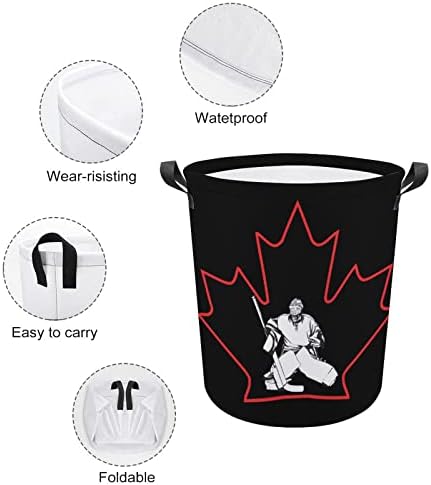 Канадската Хокейна Кленовая Кошница За дрехи От Клен, Сгъваема Кошница За Дрехи, кош За Пране, Чанта За Съхранение на Дрехи