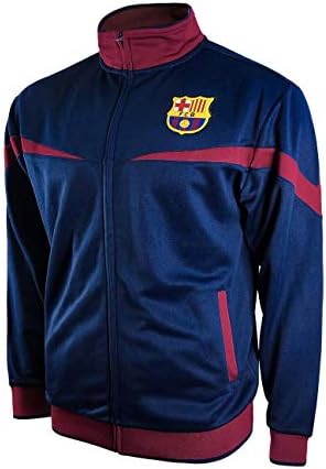 Спортно яке Icon Sports Soccer Track Jacket – Официален Мъжки Спортен топ, За активни момчета World Football Club Team с цип