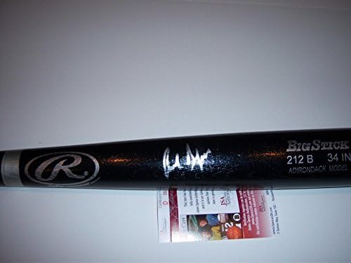 Карлос Делгадо Мец,hof Jsa / coa Подписаха Big Stick Bat - Бита на MLB с автограф