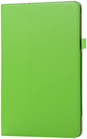 Калъф за таблет Текстурный Кожен калъф за таблет Samsung Galaxy Tab A 8.0 2017 (SM-T380/T385), Тънка Сгъваема Поставка, Защита за Фолио, Противоударная делото с титуляра, чанта за tablet PC (Цвят: зелен)