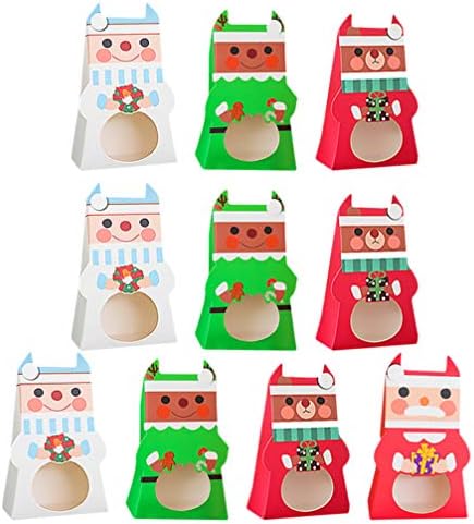 Подарък Кутия шоколадови Бонбони NUOBESTY 16шт Коледни Кутии шоколадови Бонбони, Хартиени Кутии за Предложения Бисквити Подаръчни Кутии за Коледната Сватба Опаковане на Подарък Бонбони Притежателя Кутии За Печене Корея