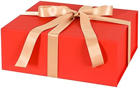 Подарък кутия BEISHIDA 11 X 9 X 4,4, Подаръчни Кутии с Магнитни заключващи се капаци за опаковане на подаръци, Подаръци за Ден на бащата, Ден на майката, Предложението за Шаферките, Коледа, Свети Валентин, Ден на Благодарността