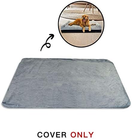 Преносим калъф за кучешки легла Laifug 50 x36x10 - Шиферно-Сив - Много Голям (Гигантски размер)