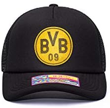 Бейзболна шапка за шофьори на камиони Фен Ink Borussia Dortmund BVB 'Щит' възстановяване на предишното положение Hat/Шапка Черна