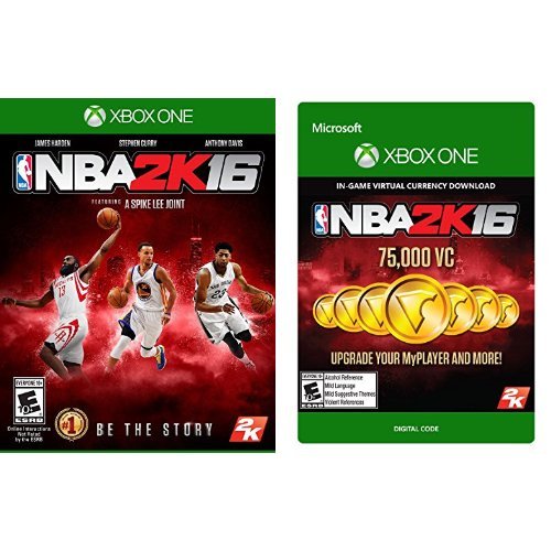 Играта НБА 2K16 + 75 000 VC - Xbox One
