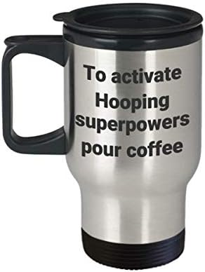 Чаша За пътуване с Обръч - Забавен Подарък От Термоизолированной Кафе Чаши Superpower От Неръждаема Стомана