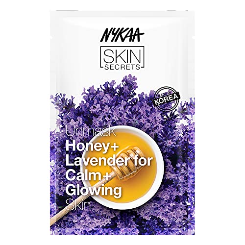 Маска Nykaa Skin Secrets с мед и лавандула за успокояваща и нежна кожа Не съдържа парабени и SLS/SLES