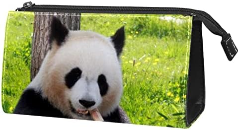 TBOUOBT Косметичка за Жени, козметични чанти, Голям Чанта за Тоалетни Принадлежности, Подарък за Пътуване, Бамбук Панда с Животни