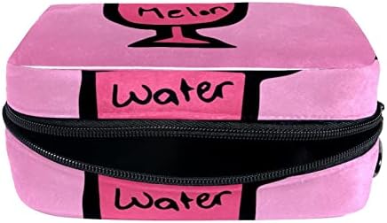 Чанта за Тоалетни принадлежности, Пътни Косметичка за Грим за Жените и Мъжете, Розов Сок от Диня