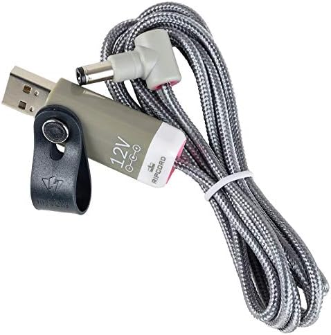 Захранващ кабел myVolts Ripcord от USB до 12 vdc, съвместим с плеър на Sony PS-LX310BT