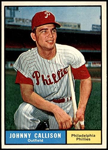 1961 Topps 468 Джони Каллисон Филаделфия Филис (Бейзболна картичка) Ню Йорк-Филаделфия