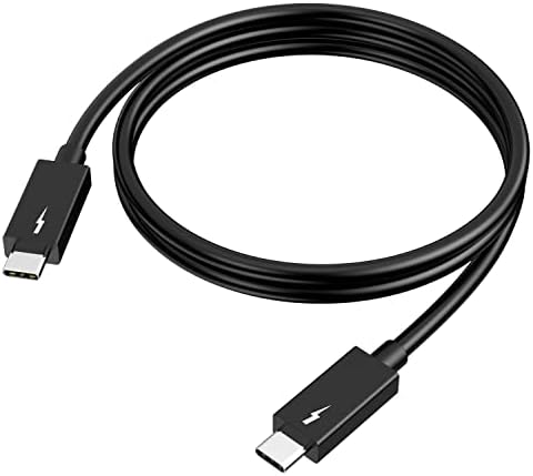 2,6 метра (0,8 m) Кабел USB4 със скорост 40 gbps, съвместим с Thunderbolt кабел 3, 100 W 20 / 5A, штекерным кабел TB3-TB3, съвместим с новите MacBook Pro m1, ThinkPad Yoga, Alienware 17 и други