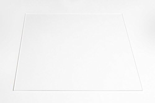 Прозрачен акрилен лист от плексиглас 12 x 12 дебелина 1/8 (0,125) инча