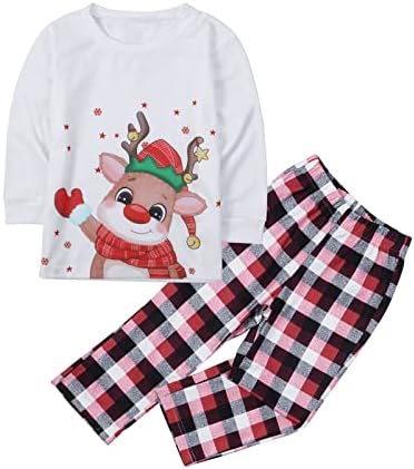 Семеен Пижами DIYAGO Кошмарът преди Коледа, Същите тениски с дълъг ръкав и Панталони, Празнична Пижами, Забавен Комплект за Почивка