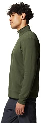 Мъжки планинска облекло с логото на MHW на 1/4 цип за Пътуване, къмпинг и ежедневни облекла