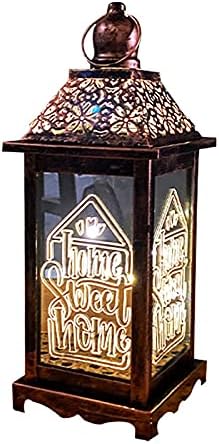 OOJ3kr Нов Домашен Iron Led Вятърна Лампа, За Декорация На Дома, Ретро Лампа Нощна Светлина