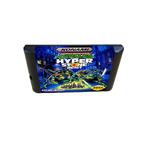 Aditi Turtles The Hyper Stone Heist - 16-битов игри касета MD конзола За MegaDrive Genesis